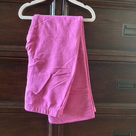 Disney Junior Minnie Mouse pink flare sweatpants in size M (7/8) - Picture 1 of 7